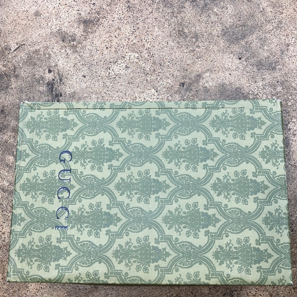 Gucci Mint Green Patterned Clutch